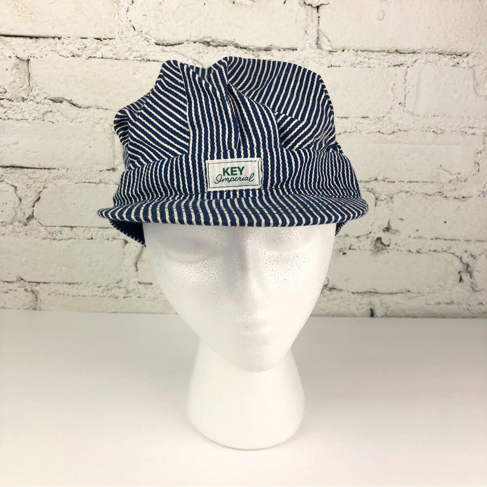Vintage Key Imperial Railroad Train Conductor Snapback